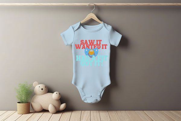 Saw It Got It  Baby Grower Short Sleeve