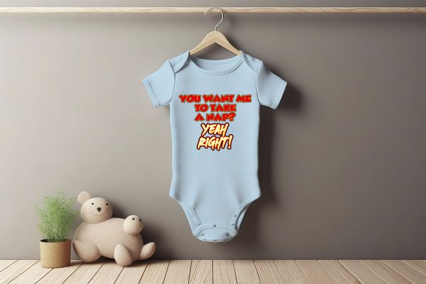 Take A Nap Baby Grower Short Sleeve
