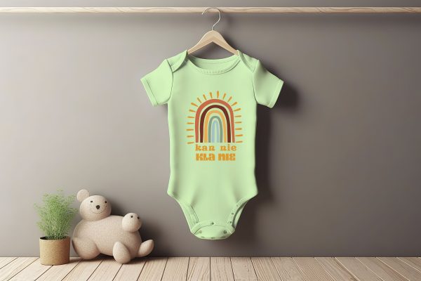Kan Nie Kla nie Baby Grower Short Sleeve