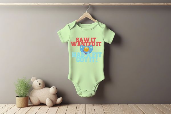 Saw It Got It  Baby Grower Short Sleeve