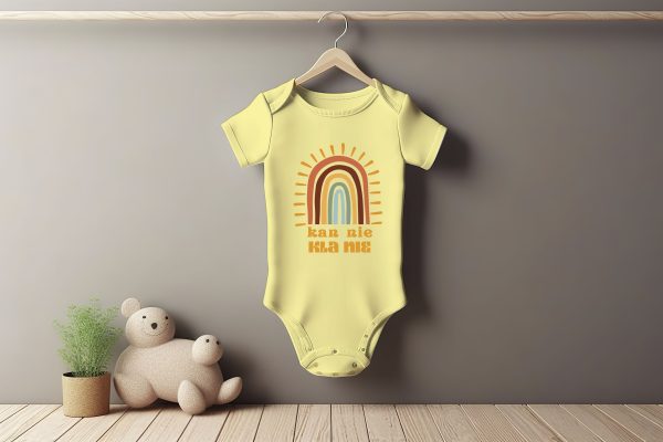 Kan Nie Kla nie Baby Grower Short Sleeve