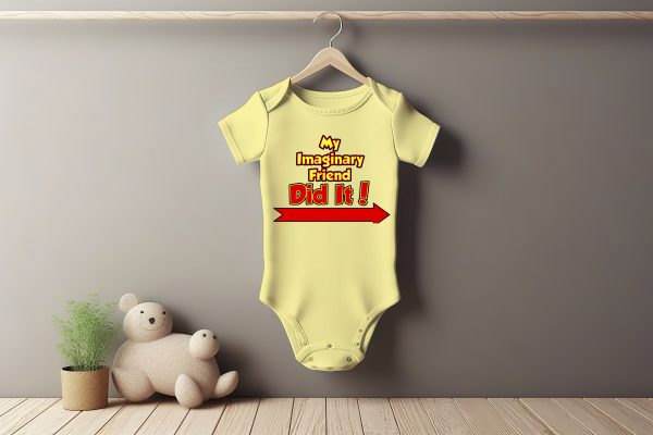 Imaginary Friend Baby Grower Short Sleeve