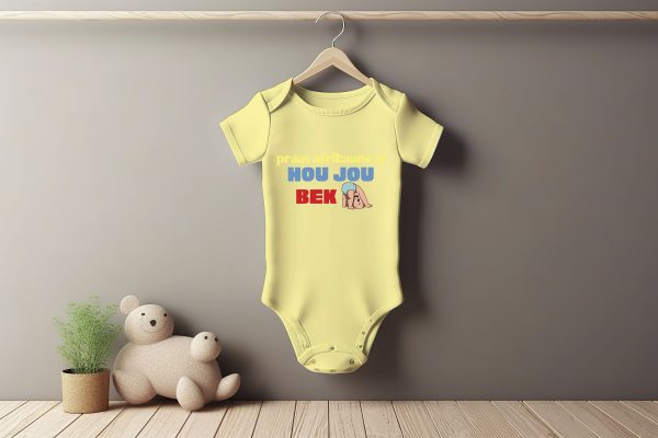 Praat Afrikaans Baby Grower Short Sleeve