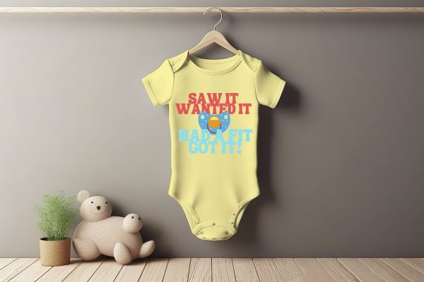 Saw It Got It  Baby Grower Short Sleeve