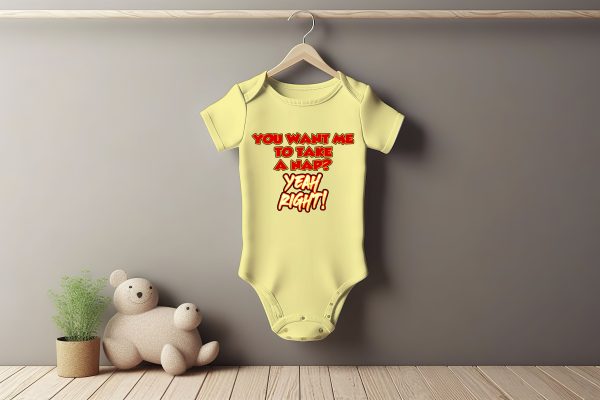 Take A Nap Baby Grower Short Sleeve