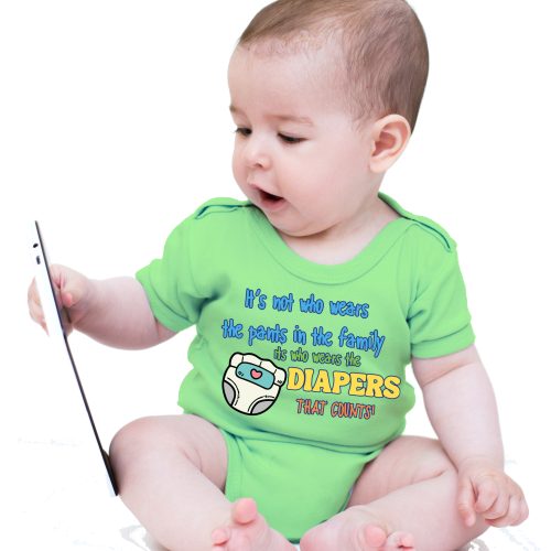 Who Wears Diapers Grower Short Sleeves