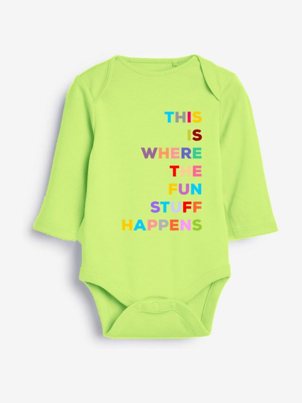 This Is Where The Fun Stuff Happen Grower Long Sleeves