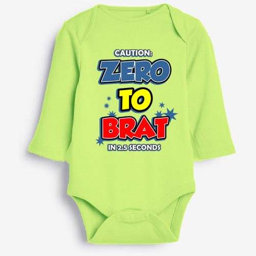 green Zero To Brat Grower Long Sleeve