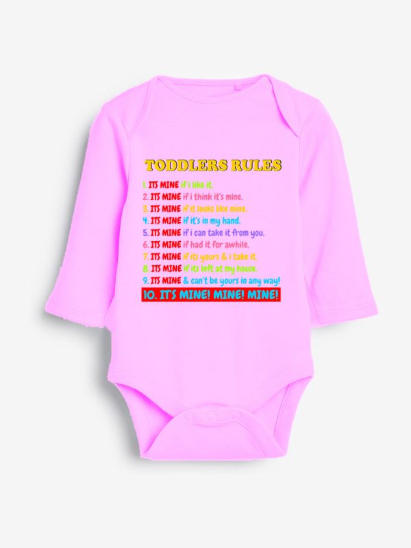 Toddlers Rule Grower Long Sleeve