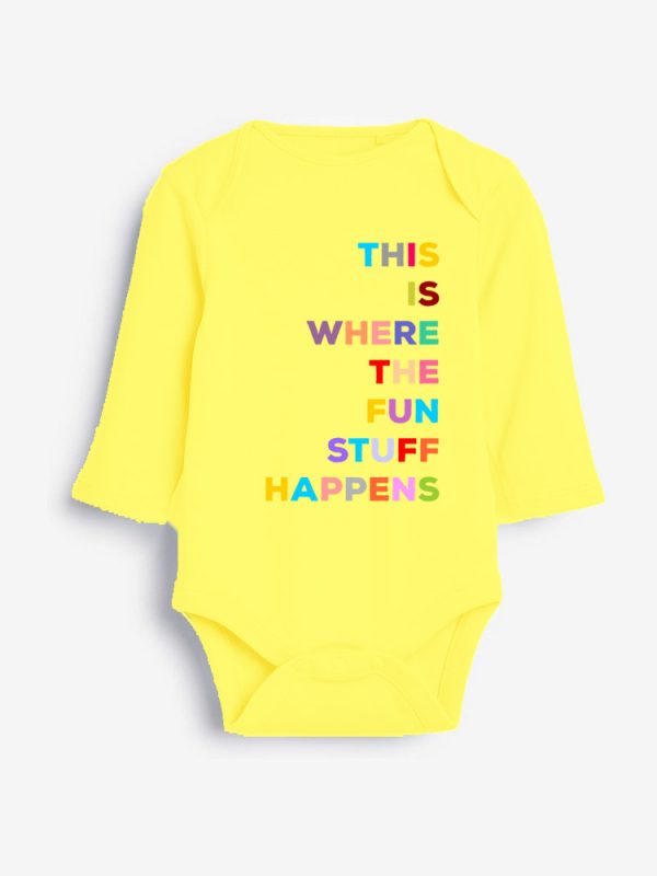 This Is Where The Fun Stuff Happen Grower Long Sleeves