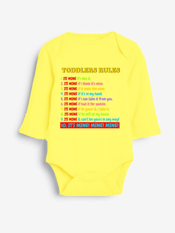 Toddlers Rule Grower Long Sleeve